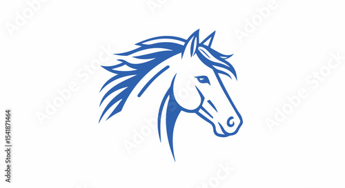 Horse Head Outline Drawing

