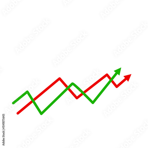 Market volatility symbol 
