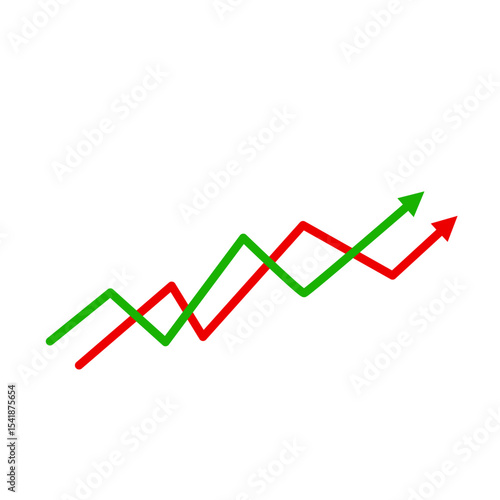Market volatility symbol 
