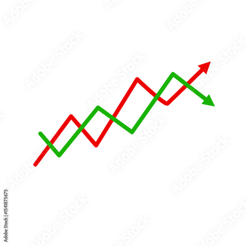 Market volatility symbol 