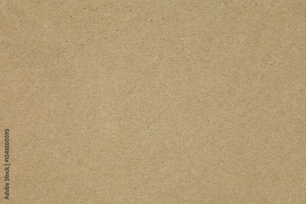 Fototapeta premium Cardboard sheet texture background, pattern of brown kraft paper with vintage style