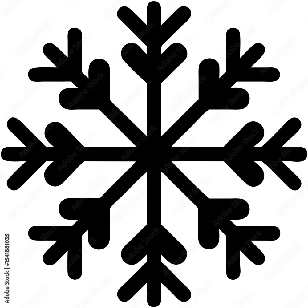 Snowflakes on contrasting white and black backgrounds in winter holiday vector design Snowflakes on contrasting white and black backgrounds in winter holiday vector design