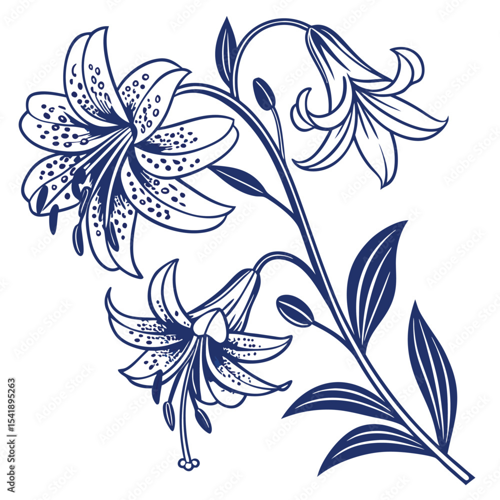 Fototapeta premium a beautiful eye catchy Nature, Bend and Bloom, Dew Kiss, Swaying Grace, Organic Rhythm, Serene Arch, Floral Balance, Velvet Arc, Harmony in Green, Delicate Touch, Curved Lines