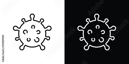Bacteria icon. Graphic Design vector icon. Ui Ux Icons