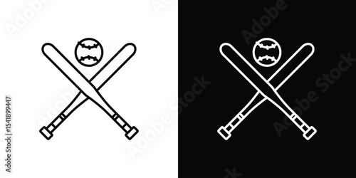 Baseball icon. Graphic Design vector icon. Ui Ux Icons