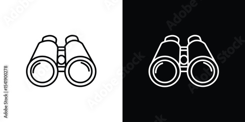 Binoculars icon. Graphic Design vector icon. Ui Ux Icons