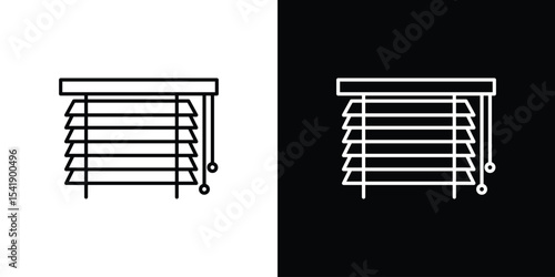 Blinds icon. Graphic Design vector icon. Ui Ux Icons