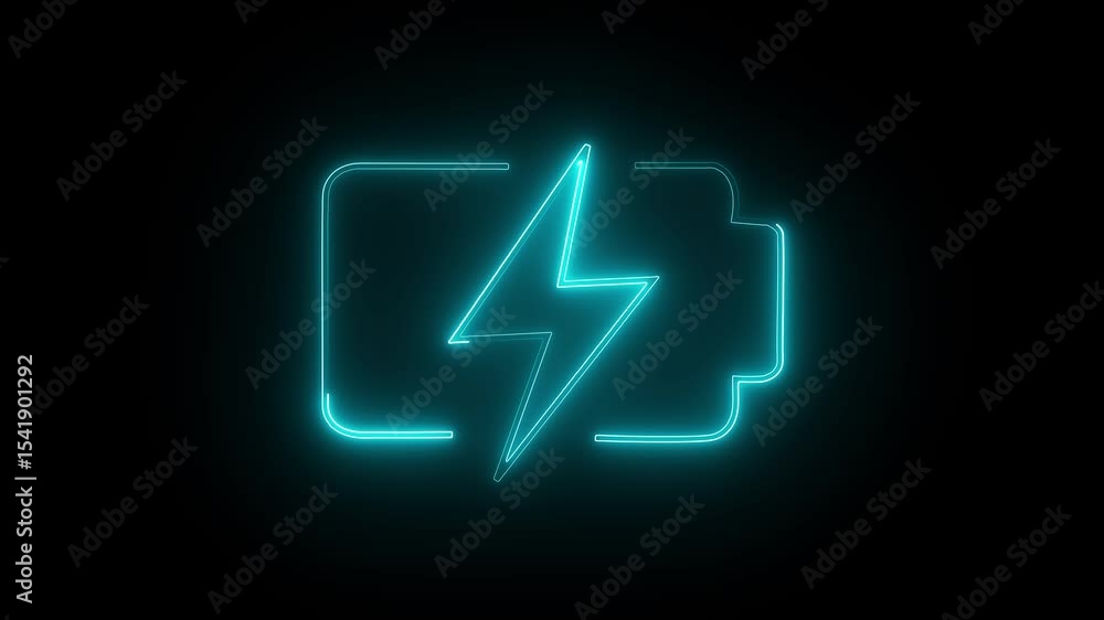 blue glowing battery symbol with lightning animation,power charge icon animation with electric glow animation on black background, electric energy battery loop with futuristic neon light, blue glowing battery symbol with lightning animation,power charge icon animation with electric glow animation on black background, electric energy battery loop with futuristic neon light,