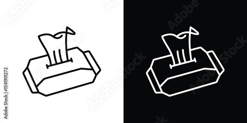 Box tissue icon. Graphic Design vector icon. Ui Ux Icons