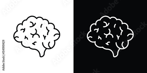 Brain icon. Graphic Design vector icon. Ui Ux Icons