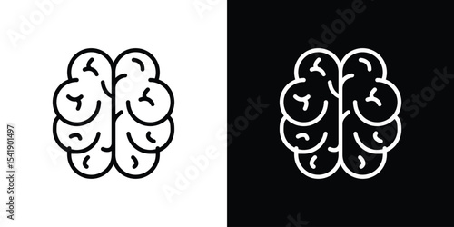 Brain icon. Graphic Design vector icon. Ui Ux Icons