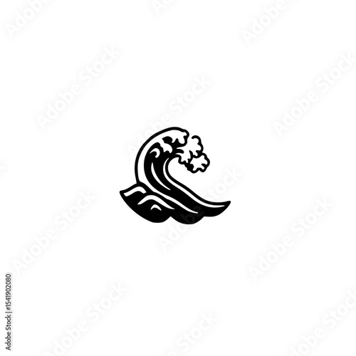 Wallpaper Mural Wave Icon Design Representing Ocean Torontodigital.ca