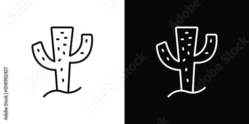 Cactus icon. Graphic Design vector icon. Ui Ux Icons