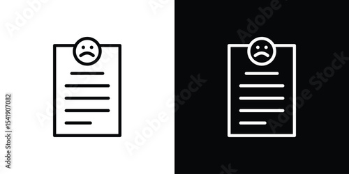 Complaint icon. Graphic Design vector icon. Ui Ux Icons