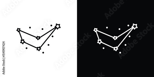 Constellation icon. Graphic Design vector icon. Ui Ux Icons