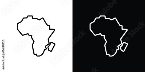 Earth africa icon. Graphic Design vector icon. Ui Ux Icons