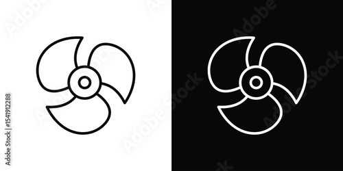 Fan icon. Graphic Design vector icon. Ui Ux Icons