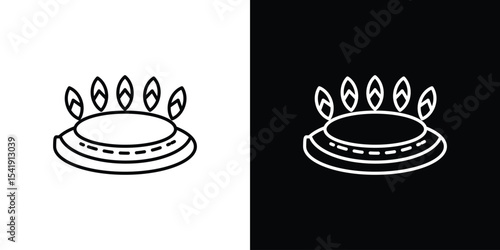 Fire burner icon. Graphic Design vector icon. Ui Ux Icons
