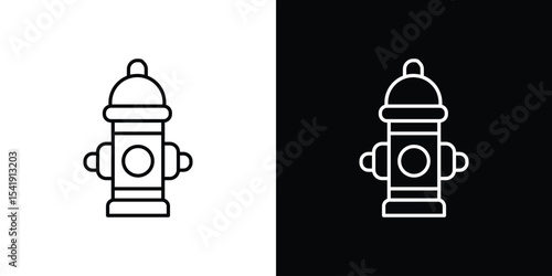 Fire hydrant icon. Graphic Design vector icon. Ui Ux Icons