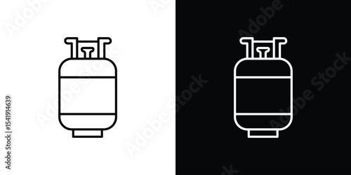 Gas cylinders icon. Graphic Design vector icon. Ui Ux Icons