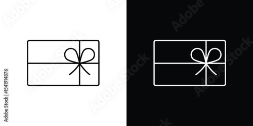 Gift card icon. Graphic Design vector icon. Ui Ux Icons