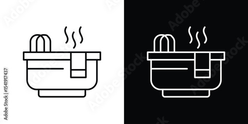 Hot tub icon. Graphic Design vector icon. Ui Ux Icons