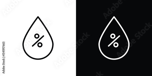 Humidity icon. Graphic Design vector icon. Ui Ux Icons