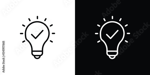 Idea icon. Graphic Design vector icon. Ui Ux Icons