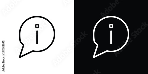 Info icon. Graphic Design vector icon. Ui Ux Icons