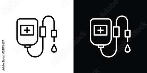 IV drip icon. Graphic Design vector icon. Ui Ux Icons