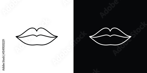 Lips icon. Graphic Design vector icon. Ui Ux Icons