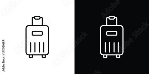 Luggage icon. Graphic Design vector icon. Ui Ux Icons
