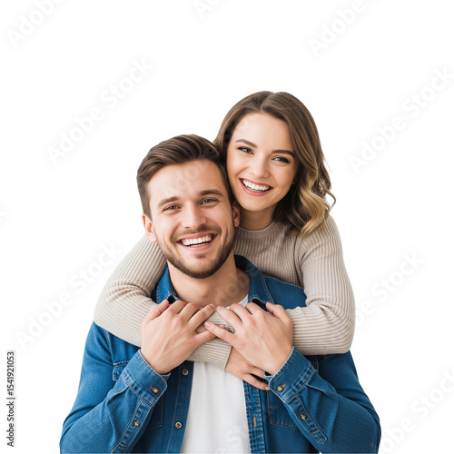 portrait of a happy couple