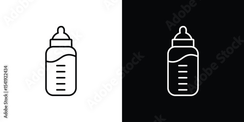 Milk bottle icon. Graphic Design vector icon. Ui Ux Icons