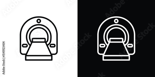 MRI icon. Graphic Design vector icon. Ui Ux Icons
