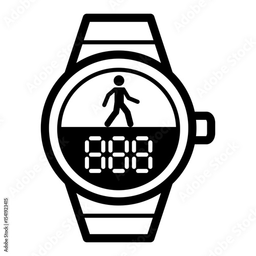 "Step counter device" icon