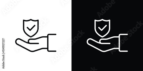 Policyholder icon. Graphic Design vector icon. Ui Ux Icons