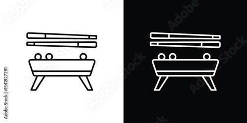 Pool table icon. Graphic Design vector icon. Ui Ux Icons