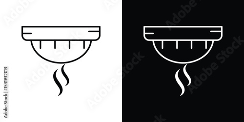 Sensor smoke icon. Graphic Design vector icon. Ui Ux Icons