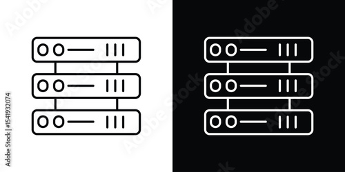 Server icon. Graphic Design vector icon. Ui Ux Icons