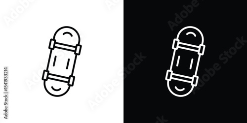 Skateboard icon. Graphic Design vector icon. Ui Ux Icons