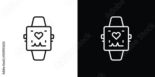 Smart watch icon. Graphic Design vector icon. Ui Ux Icons