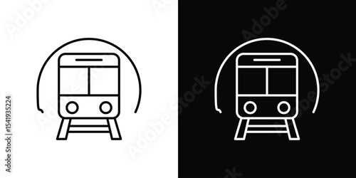 Subway icon. Graphic Design vector icon. Ui Ux Icons