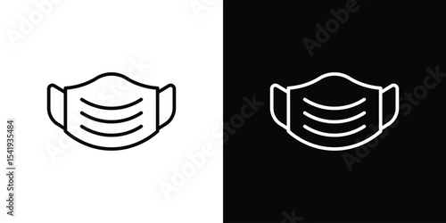 Surgical mask icon. Graphic Design vector icon. Ui Ux Icons