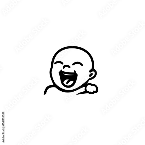 Baby Giggling Icon 