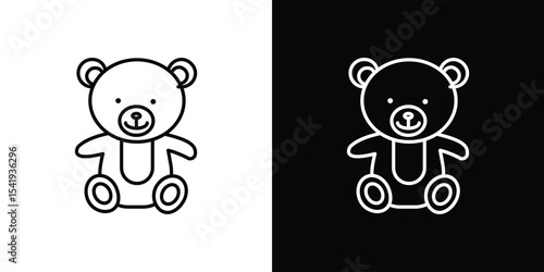 Teddy bear icon. Graphic Design vector icon. Ui Ux Icons
