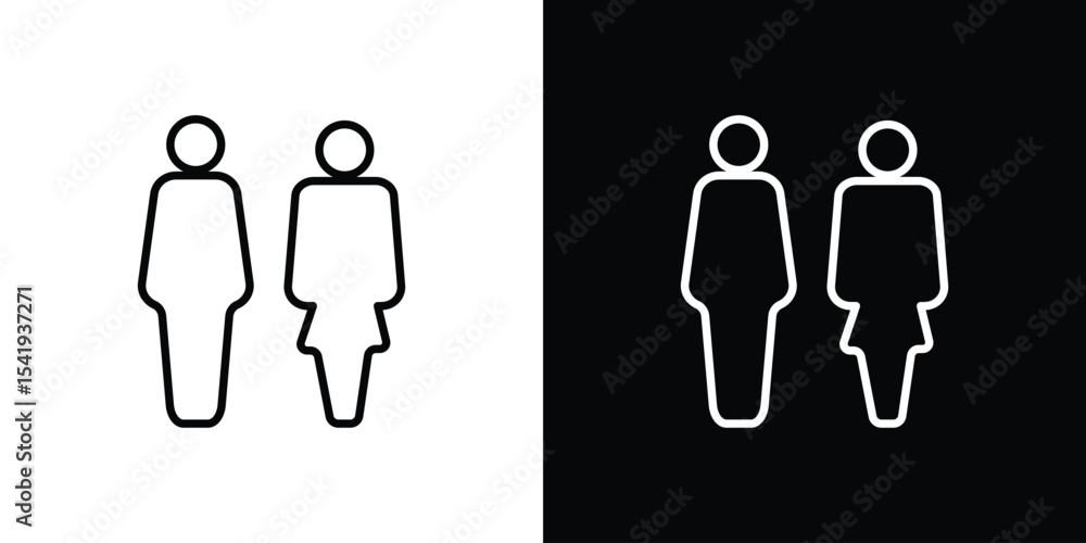 Fototapeta premium Toilet icon. Graphic Design vector icon. Ui Ux Icons