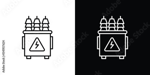 Transformer icon. Graphic Design vector icon. Ui Ux Icons