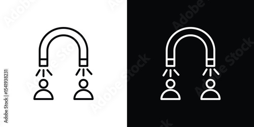 User engagement icon. Graphic Design vector icon. Ui Ux Icons