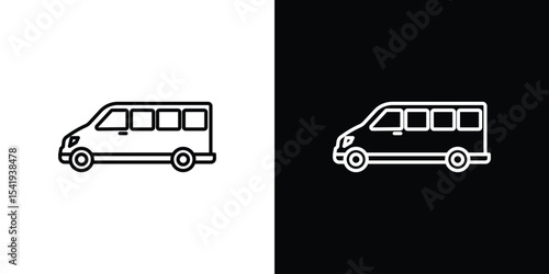Van icon. Graphic Design vector icon. Ui Ux Icons
